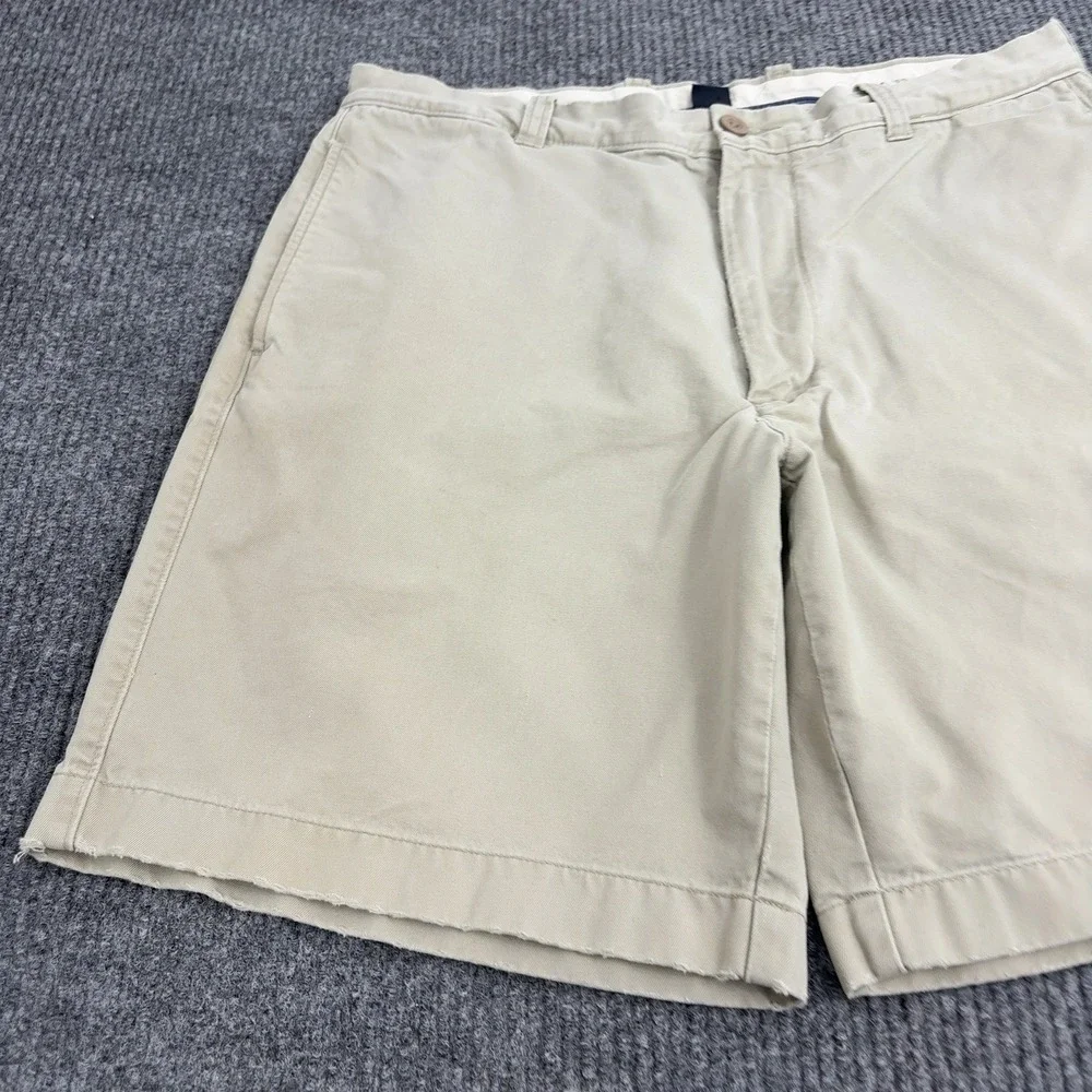 J.Crew Chino Shorts Mens 36 Khaki Cotton‎ Broken In Regular Fit Casual Preppy
